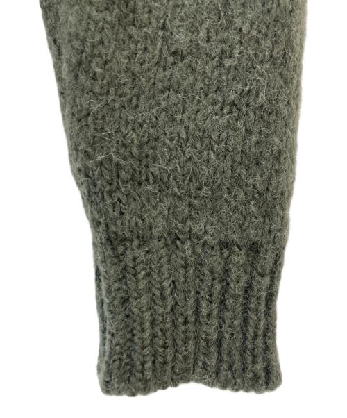 BATONER（バトナ―）BATONER (バトナ―) BATONER MOHAIR NORDIC CREW NECK グリーン サイズ:1の古着・服飾アイテム