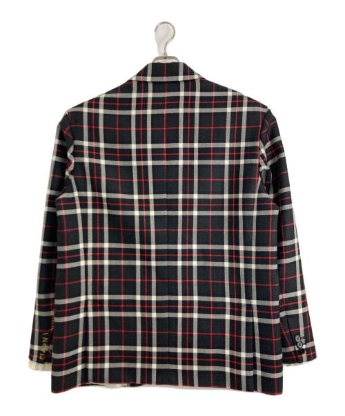 MARNI（マルニ）MARNI (マルニ) MARNI (マルニ) テーラードジャケット ブラック×レッド サイズ:44の古着・服飾アイテム