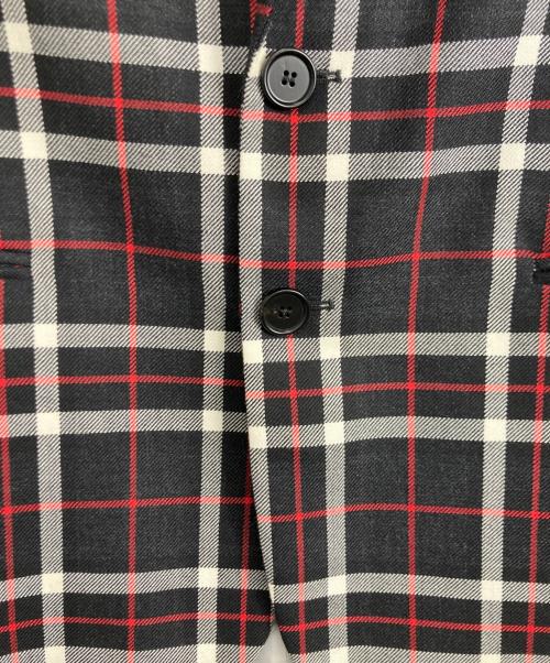 MARNI（マルニ）MARNI (マルニ) MARNI (マルニ) テーラードジャケット ブラック×レッド サイズ:44の古着・服飾アイテム