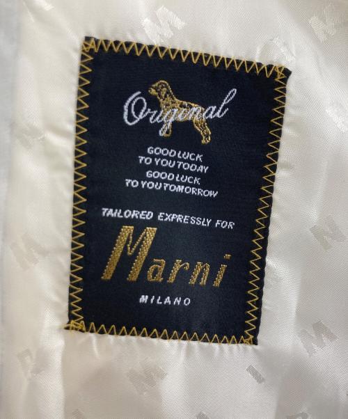 MARNI（マルニ）MARNI (マルニ) MARNI (マルニ) テーラードジャケット ブラック×レッド サイズ:44の古着・服飾アイテム