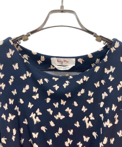 kay me（ケイミー）kay me (ケイミー) kay me ワンピース ネイビー サイズ:9の古着・服飾アイテム