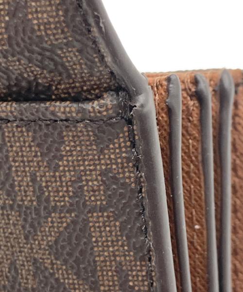 MICHAEL KORS（マイケル・コース）MICHAEL KORS (マイケルコース) MICHAEL KORS 総柄カードケース ブラウンの古着・服飾アイテム