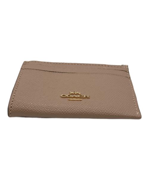 COACH（コーチ）COACH (コーチ) COACH ミニ スキニー IDケース ベージュの古着・服飾アイテム