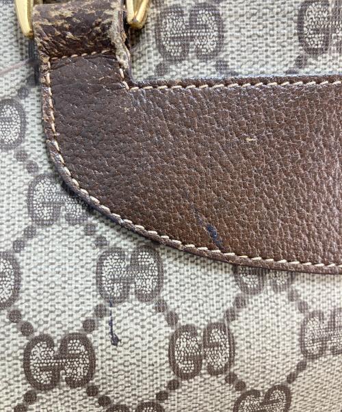 GUCCI（グッチ）GUCCI (グッチ) GUCCI オールドグッチ トートバッグ ブラウン×ベージュの古着・服飾アイテム