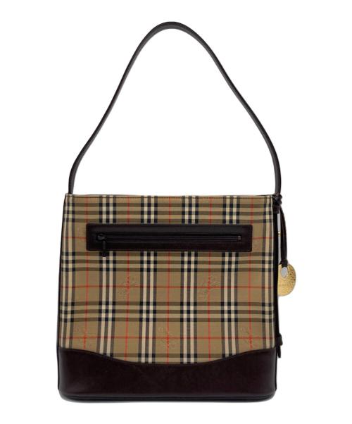 BURBERRY（バーバリー）BURBERRY (バーバリー) BURBERRY ワンショルダーバッグ ブラウン×ベージュの古着・服飾アイテム