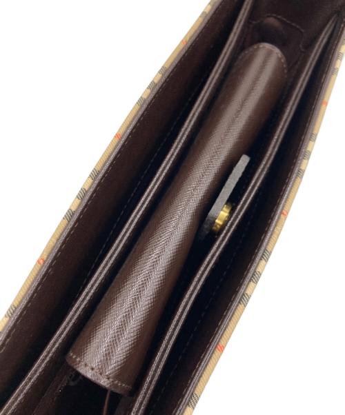 BURBERRY（バーバリー）BURBERRY (バーバリー) BURBERRY ワンショルダーバッグ ブラウン×ベージュの古着・服飾アイテム