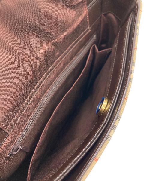 BURBERRY（バーバリー）BURBERRY (バーバリー) BURBERRY ワンショルダーバッグ ブラウン×ベージュの古着・服飾アイテム