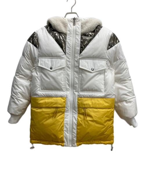 MONCLER GENIUS（モンクレール ジーニアス）MONCLER GENIUS (モンクレール ジーニアス) 2 モンクレール 1952 リバーシブルダウンジャケット ホワイト×イエローの古着・服飾アイテム
