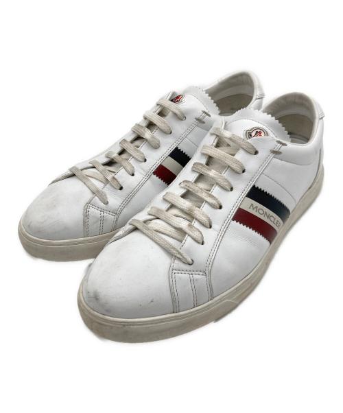 MONCLER（モンクレール）MONCLER (モンクレール) MONCLER LA MONACO スニーカー ホワイト サイズ:43の古着・服飾アイテム