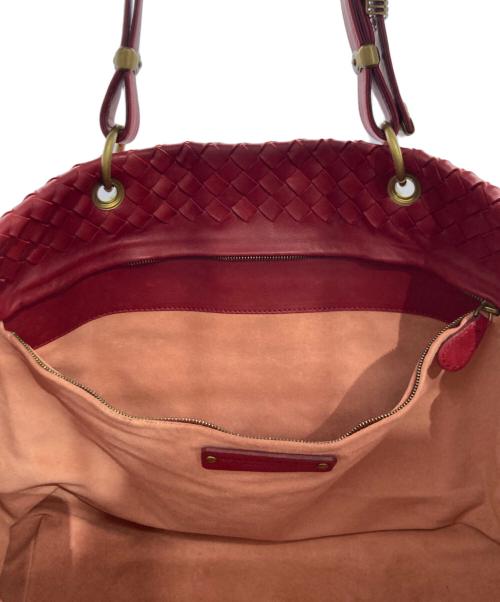 BOTTEGA VENETA（ボッテガベネタ）BOTTEGA VENETA (ボッテガベネタ) BOTTEGA VENETA (ボッテガべネタ) 　カプリ レッドの古着・服飾アイテム