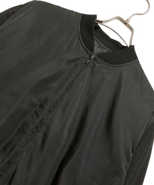 MICHEL KLEIN（ミッシェルクラン）MICHEL KLEIN (ミッシェルクラン) MA-1ジャケット ブラック サイズ:40の古着・服飾アイテム