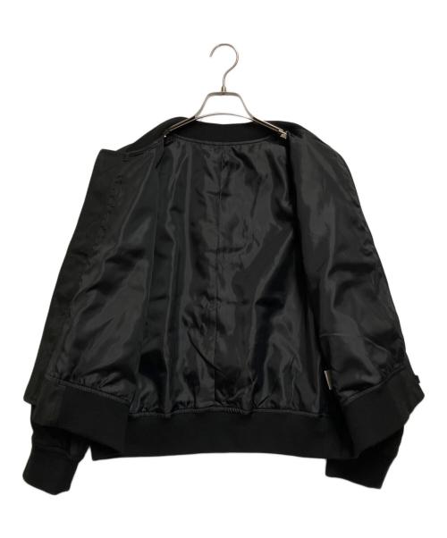 MICHEL KLEIN（ミッシェルクラン）MICHEL KLEIN (ミッシェルクラン) MA-1ジャケット ブラック サイズ:40の古着・服飾アイテム