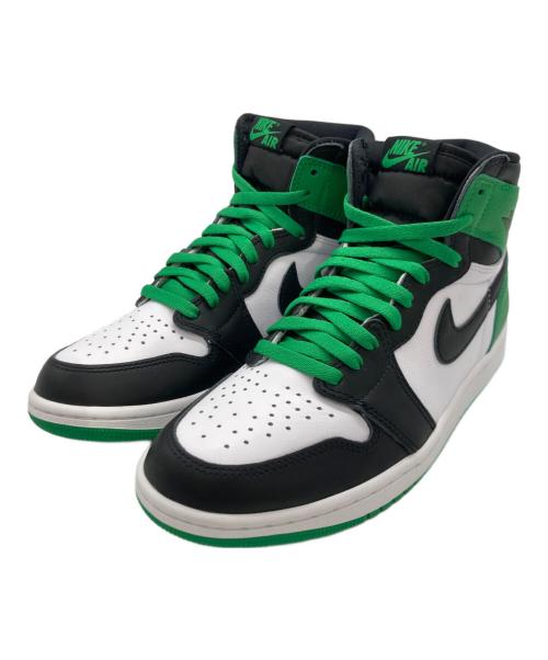 NIKE（ナイキ）NIKE (ナイキ) NIKE AIR JORDAN 1 RETRO HIGH OG ブラック×グリーン サイズ:US 8.5 未使用品の古着・服飾アイテム
