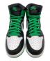 中古・古着 NIKE (ナイキ) NIKE AIR JORDAN 1 RETRO HIGH OG ブラック×グリーン サイズ:US 8.5 未使用品：21000円