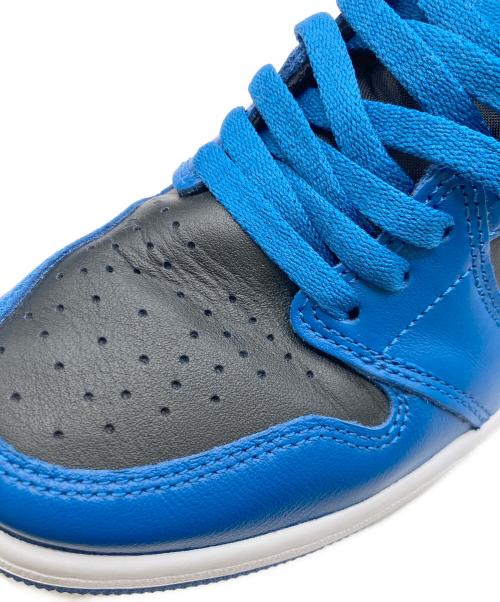 NIKE（ナイキ）NIKE (ナイキ) AIR JORDAN 1 RETRO HIGH OG ブラック×ブルー サイズ:26.5の古着・服飾アイテム