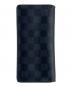LOUIS VUITTON (ルイ ヴィトン) LOUIS VUITTON ポルトフォイユ･ブラザ 長財布 ブラック×ネイビー：10000円