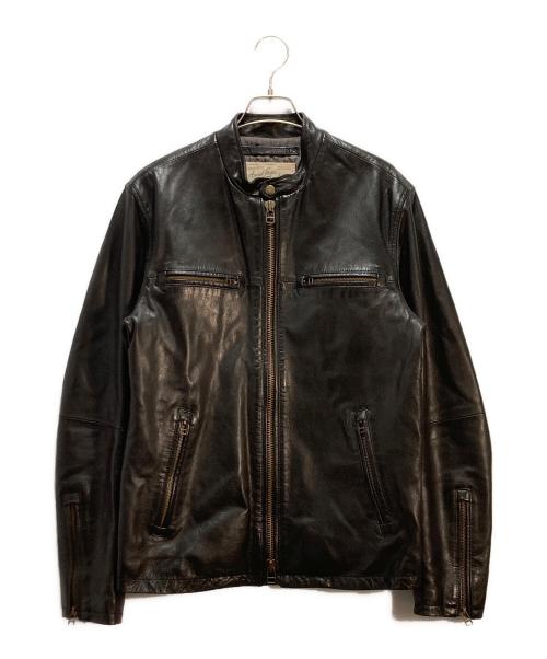 AVIREX（アヴィレックス）AVIREX (アヴィレックス) AVIREX レザージャケット ブラック サイズ:Lの古着・服飾アイテム