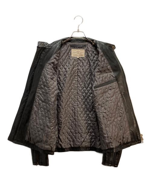 AVIREX（アヴィレックス）AVIREX (アヴィレックス) AVIREX レザージャケット ブラック サイズ:Lの古着・服飾アイテム