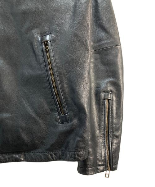 AVIREX（アヴィレックス）AVIREX (アヴィレックス) AVIREX レザージャケット ブラック サイズ:Lの古着・服飾アイテム