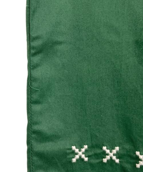 HUF（ハフ）HUF (ハフ) HUF X MIDNIGHT ORGANIC POMONA WORK SHIRT グリーン サイズ:Mの古着・服飾アイテム