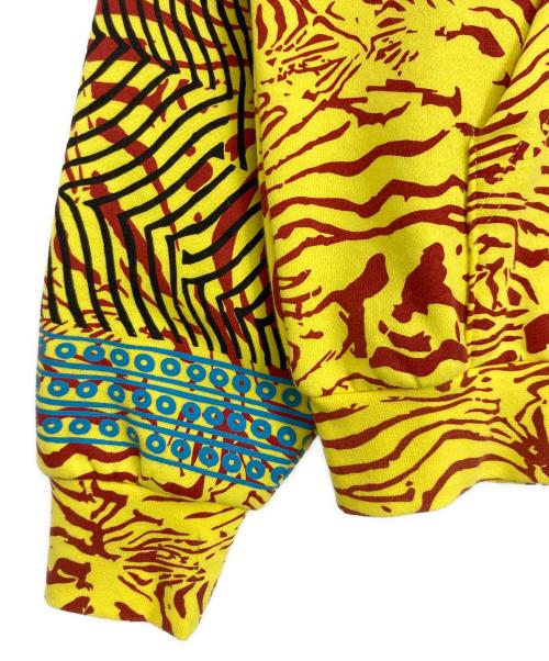 RED HOT CHILI PEPPERS（レッドホットチリペッパーズ）RED HOT CHILI PEPPERS (レッドホットチリペッパーズ) Michael Rios Special Artist Hoodie レッド×イエロー サイズ:Mの古着・服飾アイテム