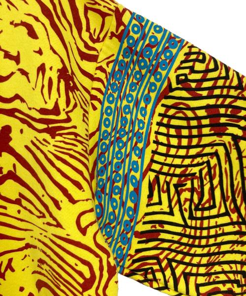 RED HOT CHILI PEPPERS（レッドホットチリペッパーズ）RED HOT CHILI PEPPERS (レッドホットチリペッパーズ) Michael Rios Special Artist Hoodie レッド×イエロー サイズ:Mの古着・服飾アイテム