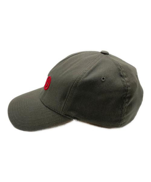 stussy（ステューシー）stussy (ステューシー) stussy(ステューシー) キャップ グレー×レッドの古着・服飾アイテム