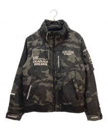 AVIREX（アヴィレックス）の古着「AVIREX フライトジャケット」｜グレー×ブラック