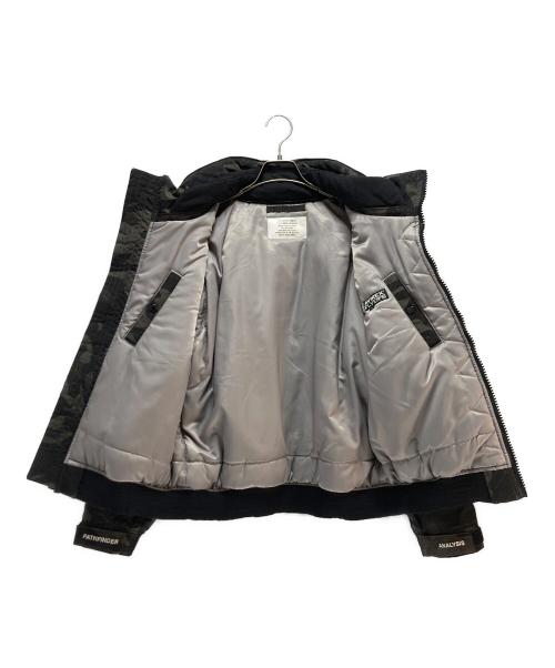 AVIREX（アヴィレックス）AVIREX (アヴィレックス) AVIREX フライトジャケット グレー×ブラック サイズ:Lの古着・服飾アイテム