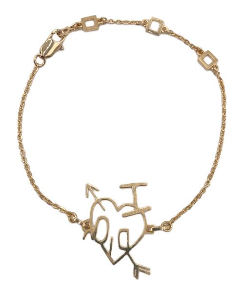 Christian Dior（クリスチャン ディオール）Christian Dior (クリスチャン ディオール) Christian Dior ハートアロー ロゴブレスレットの古着・服飾アイテム