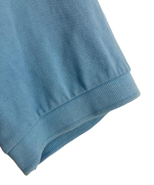 PRADA（プラダ）PRADA (プラダ) PRADA (プラダ) ポロシャツ スカイブルー×ホワイト サイズ:Lの古着・服飾アイテム