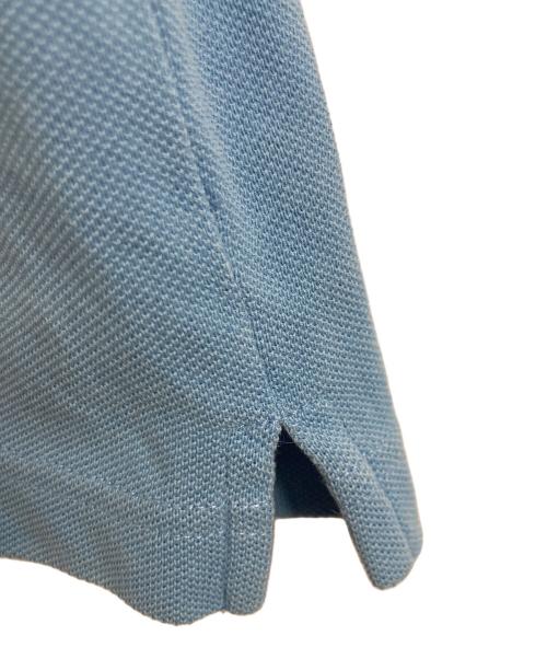 PRADA（プラダ）PRADA (プラダ) PRADA (プラダ) ポロシャツ スカイブルー×ホワイト サイズ:Lの古着・服飾アイテム