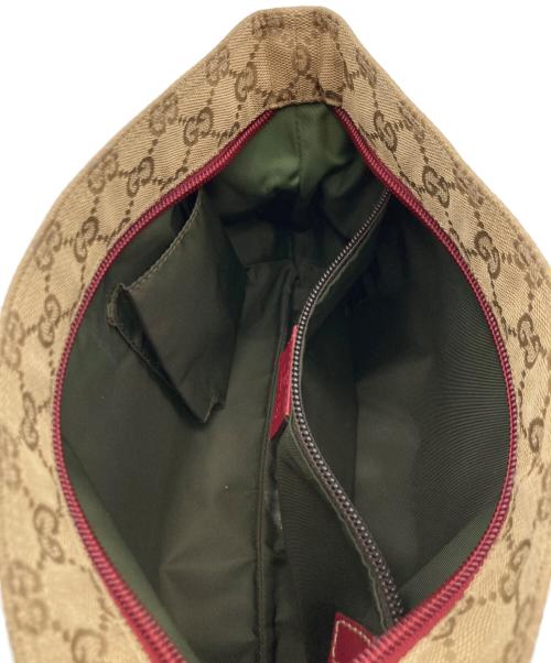 GUCCI（グッチ）GUCCI (グッチ) GUCCI GGキャンバス ショルダーバッグ ブラウンの古着・服飾アイテム