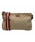 GUCCI（グッチ）の古着「GUCCI GGキャンバス ショルダーバッグ」｜ブラウン