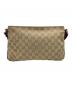 GUCCI (グッチ) GUCCI GGキャンバス ショルダーバッグ ブラウン：25000円