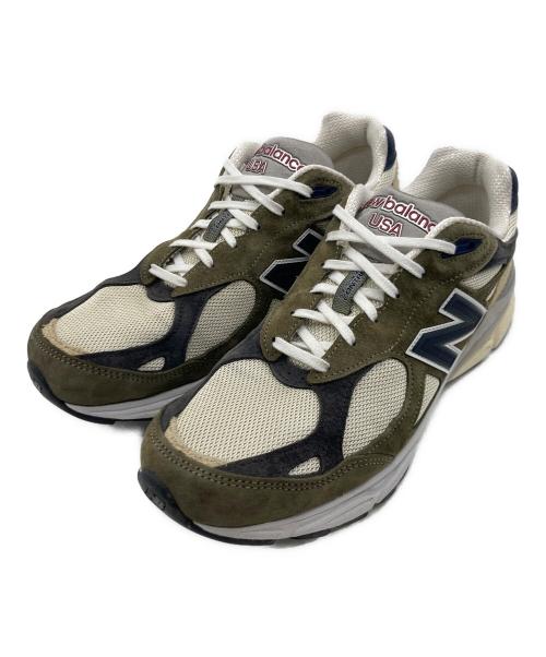 NEW BALANCE（ニューバランス）NEW BALANCE (ニューバランス) NEW BALANCE M990TO3 オリーブ×ネイビー サイズ: US 11の古着・服飾アイテム