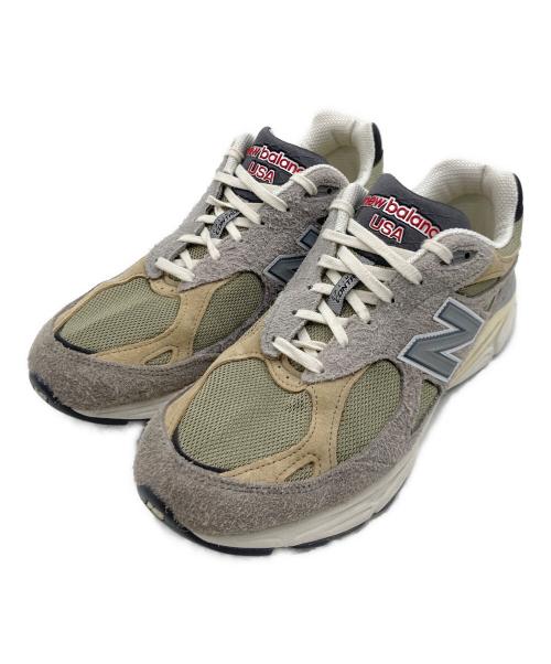 NEW BALANCE（ニューバランス）NEW BALANCE (ニューバランス) スニーカー M990TG3 グレー×オリーブ サイズ:29の古着・服飾アイテム
