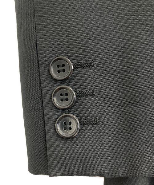 COMME des GARCONS HOMME PLUS（コムデギャルソンオムプリュス）COMME des GARCONS HOMME PLUS (コムデギャルソンオムプリュス) COMME des GARCONS HOMME PLUS (コムデギャルソンオムプリュス) カーテンプリーツジャケット ブラック サイズ:Mの古着・服飾アイテム