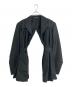 COMME des GARCONS HOMME PLUS（コムデギャルソンオムプリュス）の古着「COMME des GARCONS HOMME PLUS (コムデギャルソンオムプリュス) カーテンプリーツジャケット」｜ブラック
