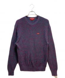 SUPREME（シュプリーム）の古着「SUPREME Melange Rib Knit Sweater」｜パープル×グリーン