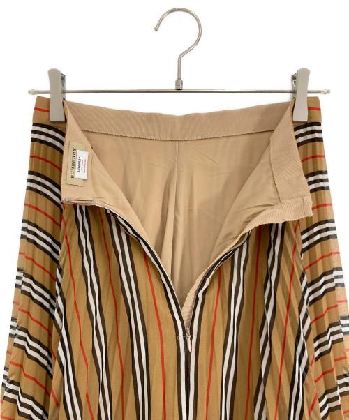 BURBERRY（バーバリー）BURBERRY (バーバリー) 19SS Rersby プリーツスカート ブラウン サイズ:UK 6の古着・服飾アイテム