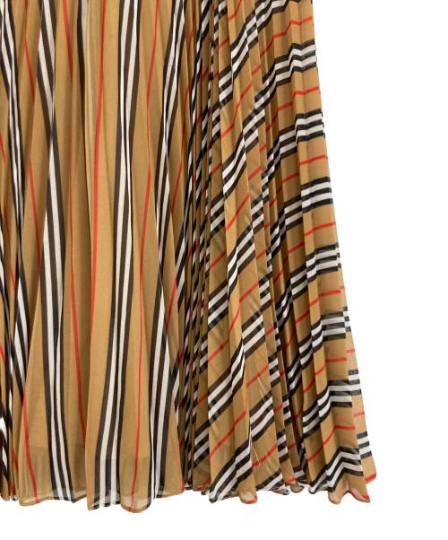 BURBERRY（バーバリー）BURBERRY (バーバリー) 19SS Rersby プリーツスカート ブラウン サイズ:UK 6の古着・服飾アイテム