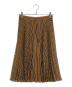 BURBERRY (バーバリー) 19SS Rersby プリーツスカート ブラウン サイズ:UK 6：18000円
