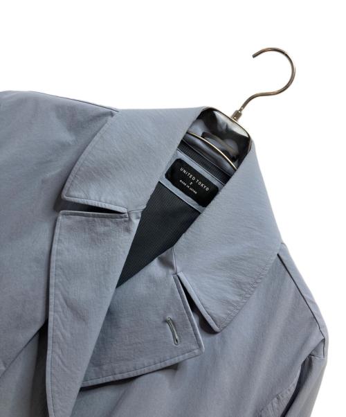 UNITED TOKYO（ユナイテッドトーキョー）UNITED TOKYO (ユナイテッドトーキョー) トレンチシャツジャケット スカイブルー サイズ:SIZE2の古着・服飾アイテム