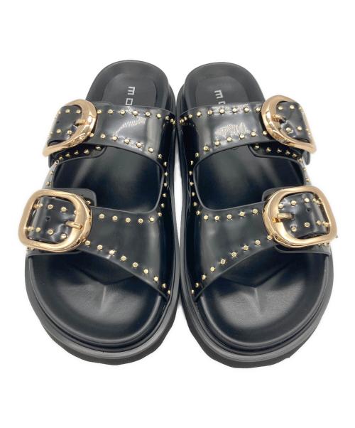 MOHI（モヒ）MOHI (モヒ) MOHI スタッズサンダル ブラック サイズ:37の古着・服飾アイテム