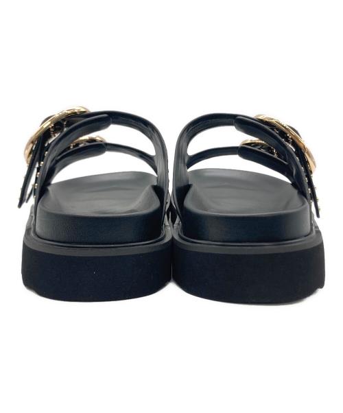 MOHI（モヒ）MOHI (モヒ) MOHI スタッズサンダル ブラック サイズ:37の古着・服飾アイテム