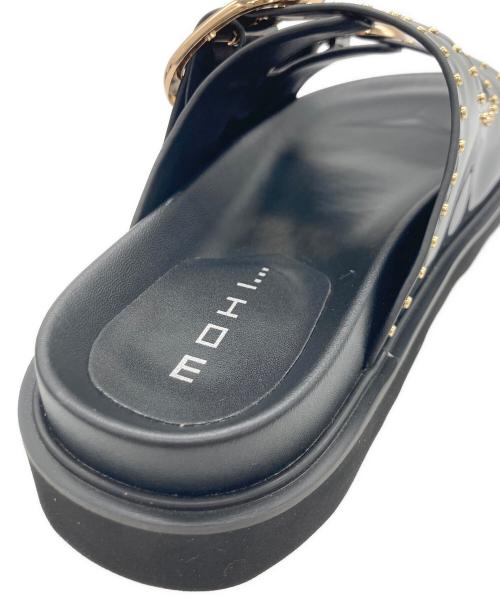 MOHI（モヒ）MOHI (モヒ) MOHI スタッズサンダル ブラック サイズ:37の古着・服飾アイテム