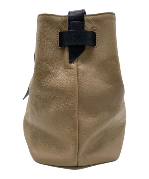 PELLE MORBIDA（ペッレモルビダ）PELLE MORBIDA (ペッレモルビダ) PELLE MORBIDA（ペッレモルビダ）ハンドバッグ ベージュの古着・服飾アイテム