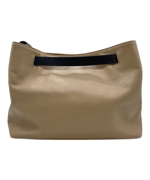 PELLE MORBIDA（ペッレモルビダ）PELLE MORBIDA (ペッレモルビダ) PELLE MORBIDA（ペッレモルビダ）ハンドバッグ ベージュの古着・服飾アイテム