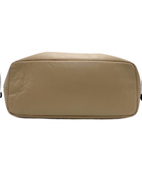 PELLE MORBIDA（ペッレモルビダ）PELLE MORBIDA (ペッレモルビダ) PELLE MORBIDA（ペッレモルビダ）ハンドバッグ ベージュの古着・服飾アイテム